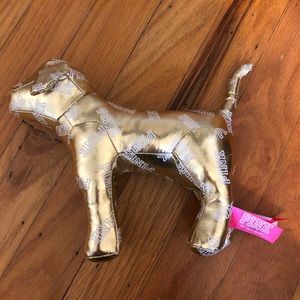 Gold PINK Victoria’s Secret dog